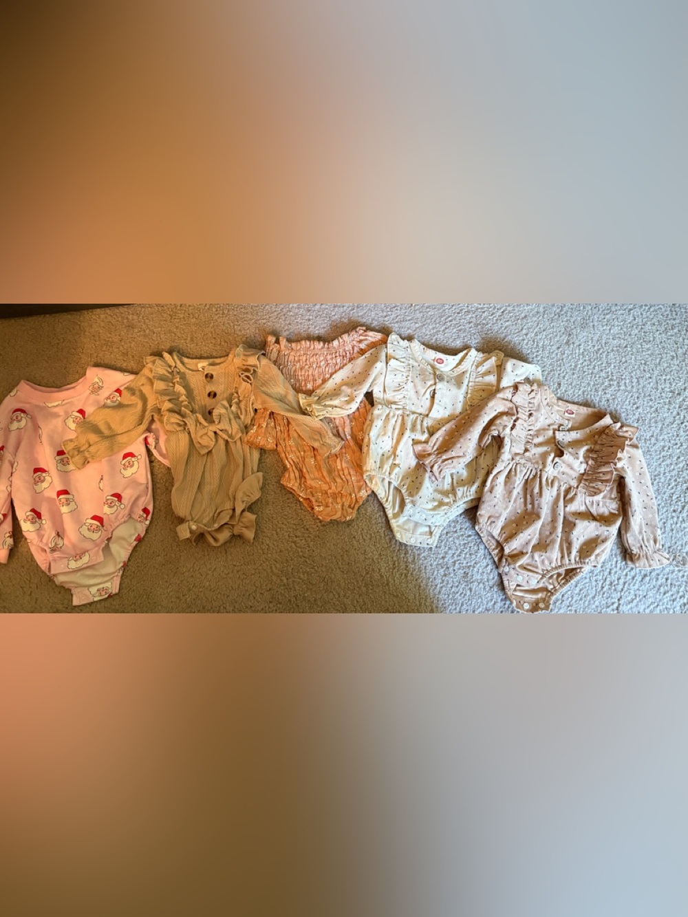 Mixed Girls One-Piece Bundle - Pink, Beige, Peach, Cream